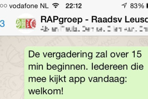 Thuis vanaf de bank de raadsvergadering volgen